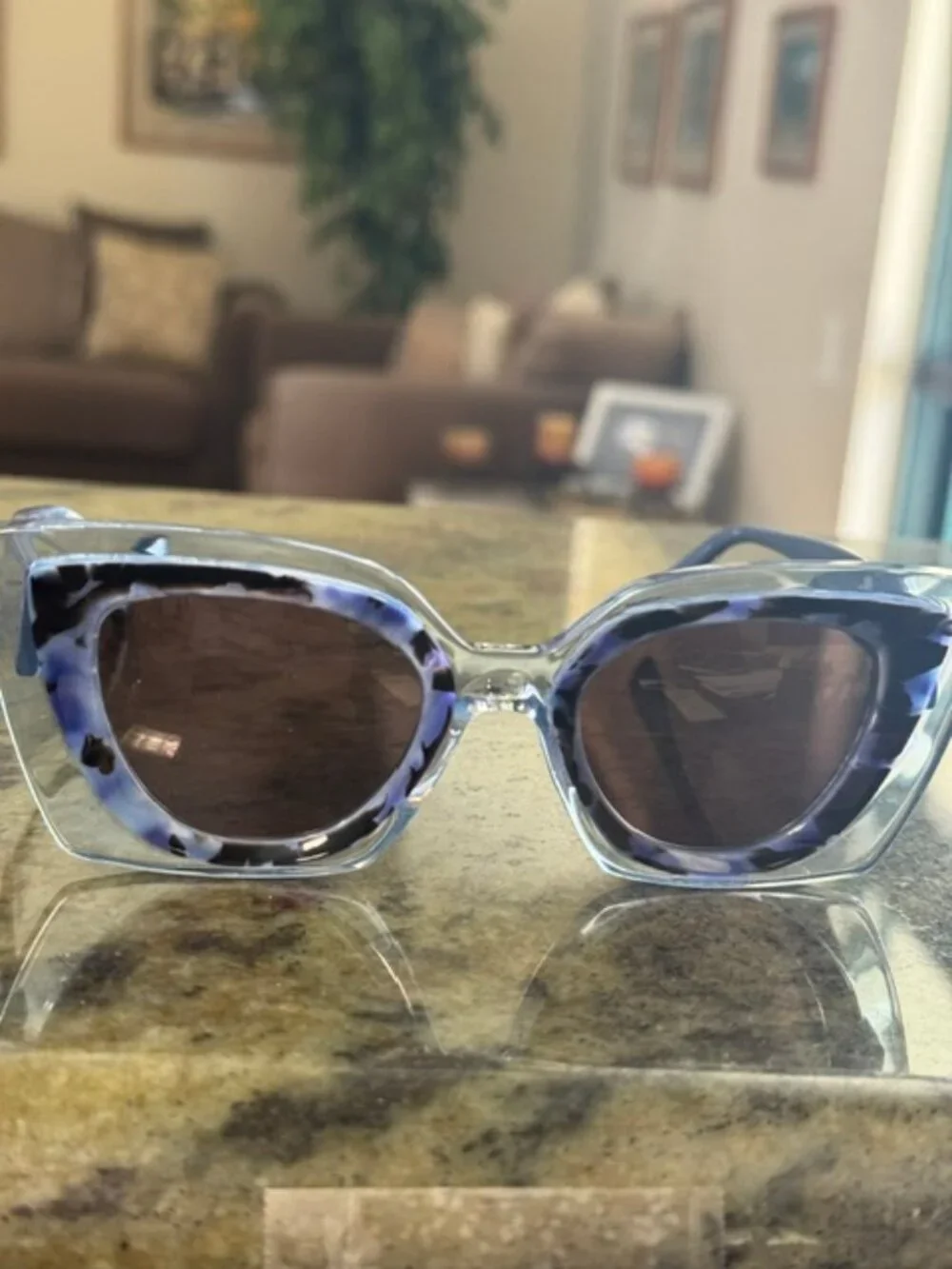 Face à Face Halos 1 Sunglasses Blue Crystal, 47-22-145 NWT/Case - Free Shipping!
